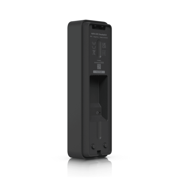 Ubiquiti - UVC-Doorbell-Lite-B - Videocitofono PoE compatto con audio bidirezionale e opzioni di montaggio versatili, nero [UVC-Doorbell-Lite-B]