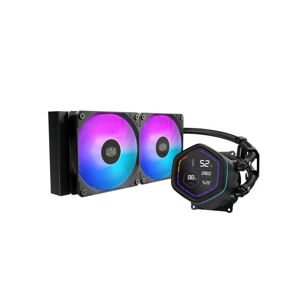 Cooler Master MasterLiquid Core Nex Digital Processore Raffreddatore di liquidi tutto in uno 12 cm Nero 1 pz [MLX-D24M-A18PA-RD]