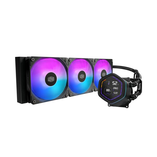 Cooler Master MasterLiquid Core Nex Digital Processore Raffreddatore di liquidi tutto in uno 12 cm Nero 1 pz [MLX-D36M-A18PA-RD]