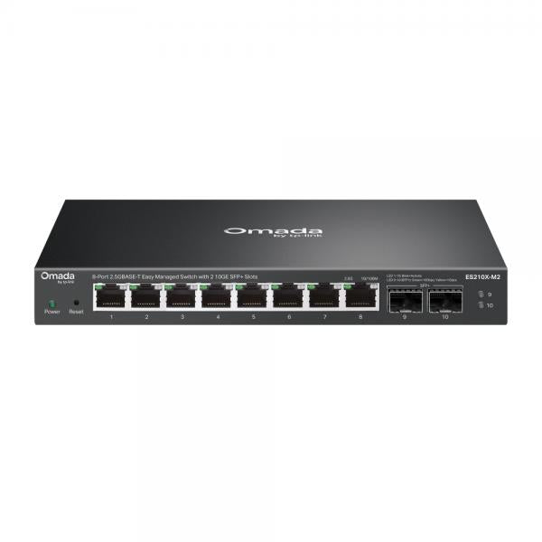 TP-Link ES210X-M2 switch di rete Gestito 2.5G Ethernet (100/1000/2500) Montaggio da desktop/parete Nero [ES210X-M2]