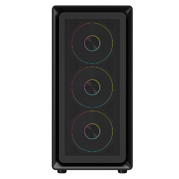 ITEK CASE MESHCORE 36B GAMING TOWER ATX 4x14CM ARGB FAN 2xUSB3 TYPE-C TEMP GLASS SIDE PANEL [ITGCAMC36B]