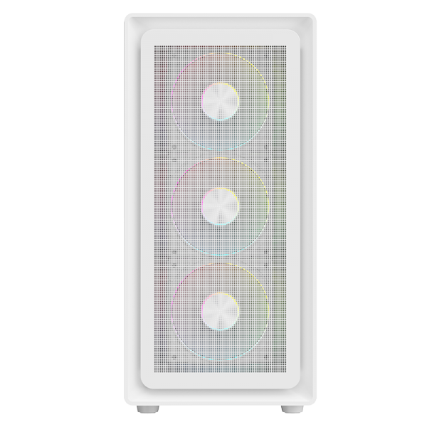 ITEK CASE MESHCORE 36W GAMING TOWER ATX 4x14CM ARGB FAN 2xUSB3 TYPE-C TEMP GLASS SIDE PANEL WHI [ITGCAMC36W]