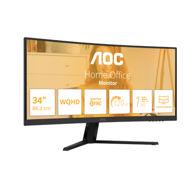 AOC B3 CU34B3E Monitor PC 86,4 cm (34") 3440 x 1440 Pixel Wide Quad HD LED Nero [CU34B3E]