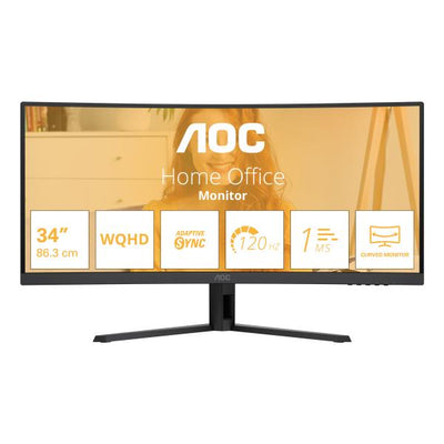 AOC B3 CU34B3E Monitor PC 86,4 cm (34") 3440 x 1440 Pixel Wide Quad HD LED Nero [CU34B3E]