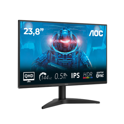 AOC MONITOR GAMING 23,8 LED IPS QHD 16:9 0,5MS 144Hz 300 CDM, DP/HDMI [Q24B36X]