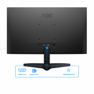 AOC MONITOR GAMING 23,8 LED IPS QHD 16:9 0,5MS 144Hz 300 CDM, DP/HDMI [Q24B36X]