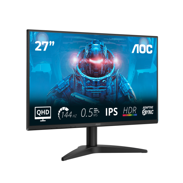 AOC B3 Q27B36X Monitor PC 68,6 cm (27") 2560 x 1440 Pixel Quad HD LED Nero [Q27B36X]