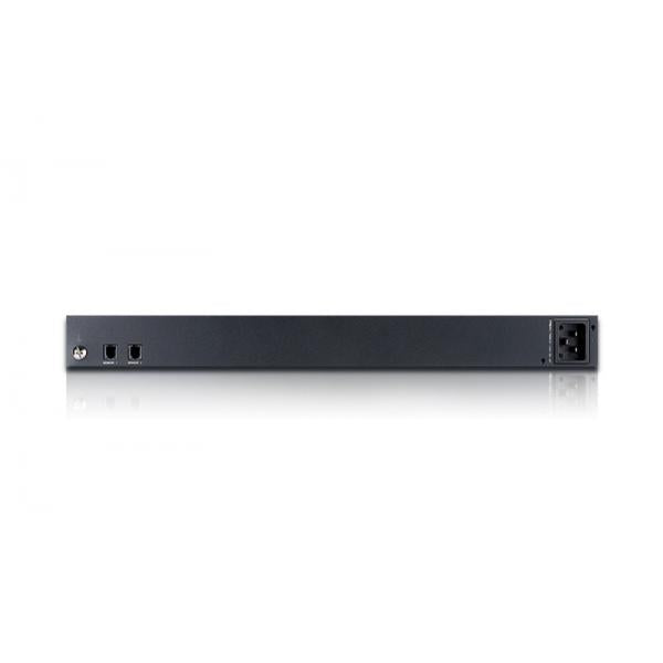 ATEN PE8208G - 8-Outlet 1U eco PDU, Metered and Swtiched by Outlet (16A) (7x C13, 1x C19) [PE8208G-ATB-G]