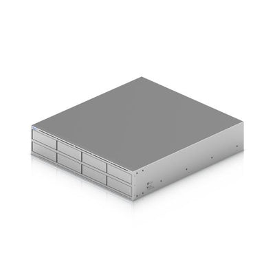 Ubiquiti - UNAS-Pro-8-EU - NAS montabile su rack 2U con (8) alloggiamenti per unità da 2.5/3.5". rete ad alta disponibilità da 10 Gbps. connettività USB-C. memoria NVMe espandibile e memoria DDR da 16 [UNAS-Pro-8-EU]