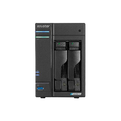Asustor LOCKERSTOR 2 Gen2 + (AS6702T v2) NAS Desktop Intel Celeron N5105 4 GB DDR4 0 TB ADM Nero [AS6702TV2]
