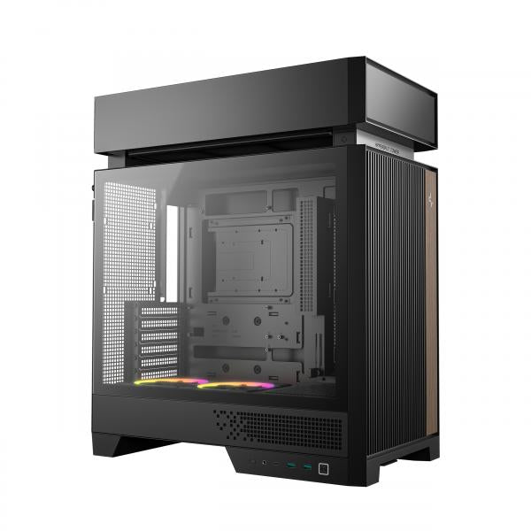 DEEPCOOL CASE MID TOWER CL660 HYPERSPLIT 2x120ARGB [R-CL660-BKNNA0-G-1]