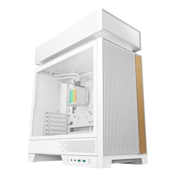 DEEPCOOL CASE MID TOWER CL6600 WHITE HYPERSPLIT 360AIO + 2x120ARGB [R-CL6600-WHNNA0-G-1]