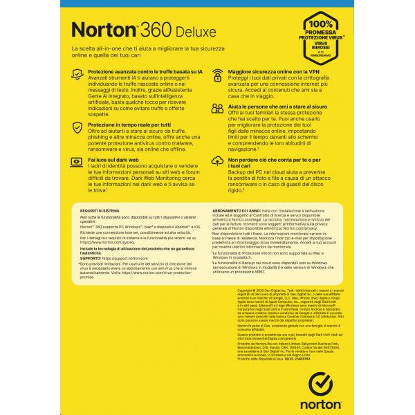 Norton 360 Deluxe Antivirus 3 dispositivi [21483646]