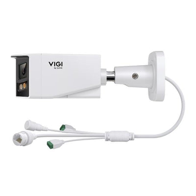 TP-Link - InSight S385DPS- "VIGI 8MP Outdoor ColorPro Panoramic Bullet Network Camera SPEC: 4MP+4MP (Dual-Lens), 4mm Fixed Lens, 1/1.8 Progressive Scan CMOS, H.265+/H.265/H.264+/H.264, IR/White LED [InSightS385DPS]