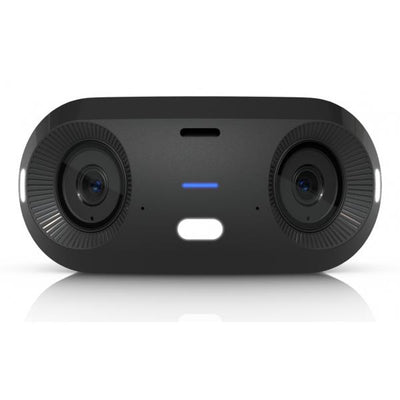 Ubiquiti - Telecamera PoE+ da 16 MP e 20 FPS con doppio sensore per interni/esterni, motore AI Multi-TOPS e copertura panoramica a 180. [UVC-G6-180-B]