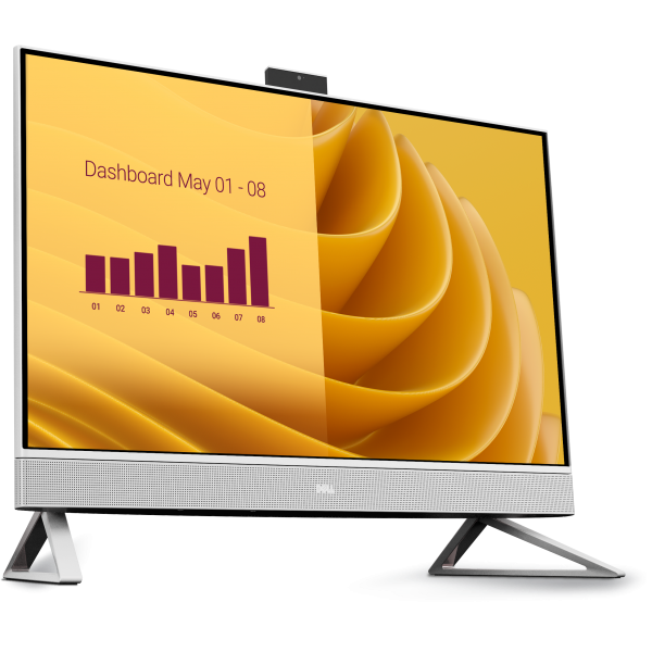 DELL PC AIO 27" Intel Core 7 150U 16GB 512GB SSD WIN 11 PRO [HM65M]