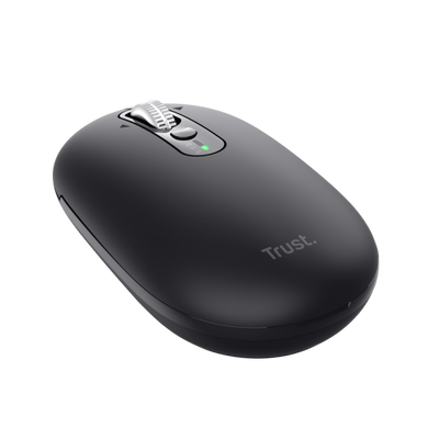 TRUST MOUSE WIRELESS HYPERSCROLL RICARICABILE MULTICONNECT WL 2,4GHZ + 2x BT ULTRASOTTILE SILENT - 3 [26018]