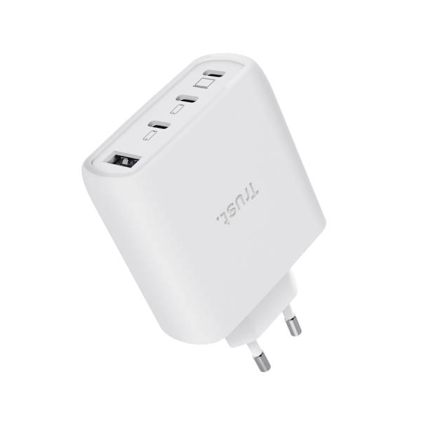 Trust Maxo 65W Universale Bianco AC Ricarica rapida Interno [26068]