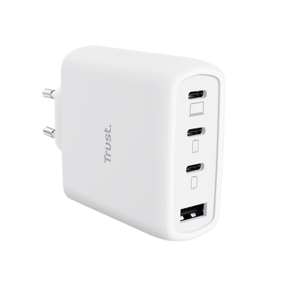 Trust Maxo 65W Universale Bianco AC Ricarica rapida Interno [26068]
