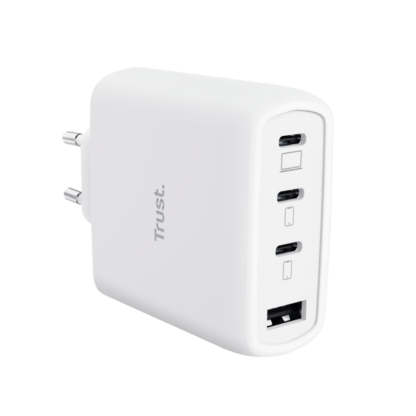 Trust Maxo 65W Universale Bianco AC Ricarica rapida Interno [26068]