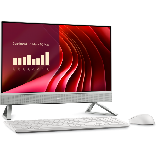 DELL EC24250 Intel Core 7 150U 60,5 cm (23.8") 1920 x 1080 Pixel PC All-in-one 16 GB DDR5-SDRAM 1 TB SSD Windows 11 Pro Wi-Fi 6E (802.11ax) Bianco [TXX50]