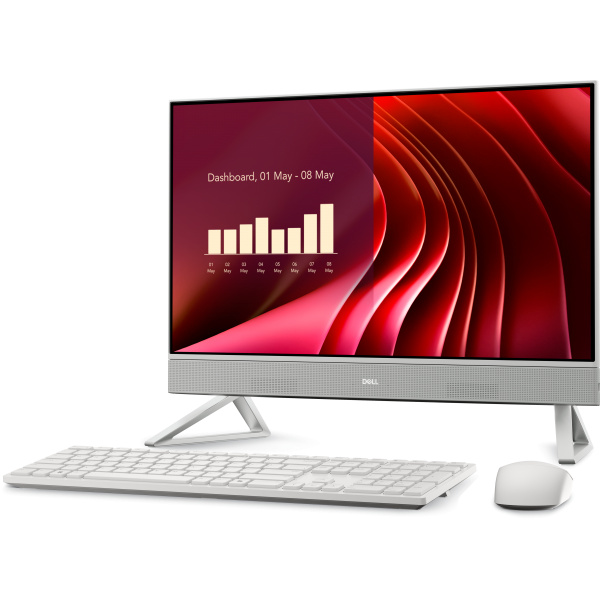 DELL EC24250 Intel Core 7 150U 60,5 cm (23.8") 1920 x 1080 Pixel PC All-in-one 16 GB DDR5-SDRAM 1 TB SSD Windows 11 Pro Wi-Fi 6E (802.11ax) Bianco [TXX50]