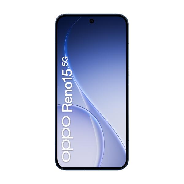 OPPO Reno15 5G AI Smartphone, Tripla fotocamera 50+50+8MP, Selfie 50MP, Display 6.59 120HZ AMOLED FHD+, 6500mAh, RAM 8GB(Esp2GB/4GB/8GB)+ROM 512GB [Versione Italia], Twilight Black [0165270287]