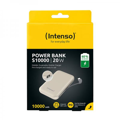 INTENSO POWER MAGNETIC POWER BANK CHAMPAGNE 1000MAH CON CAVO DI RICARICA USB-C INTEGRATO [7333031]