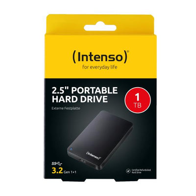 INTENSO HDD ESTERNO 1TB 2.5 USB 3.2 5400RPM BLACK REFURBISHED [6021660]