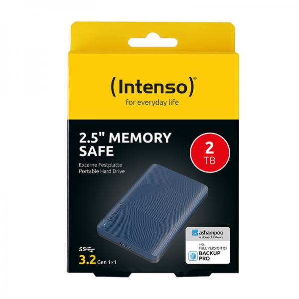 INTENSO HDD ESTERNO MEMORY SAFE 2TB 2,5 USB 3.2 BLU [6029585]
