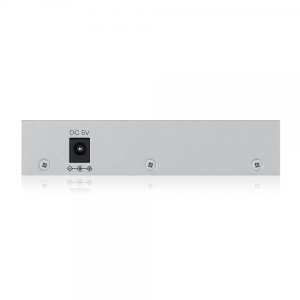 Zyxel 5-Port Managed L2 Gigabit Ethernet Switch - (10/100/1000) - Desktop - Grey [GS1200-5V3-EU0101F]