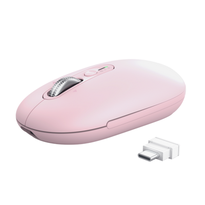 TRUST MOUSE WIRELESS HYPERSCROLL RICARICABILE MULTICONNECT WL 2,4GHZ + 2x BT ULTRASOTTILE SILENT - 3 [26206]