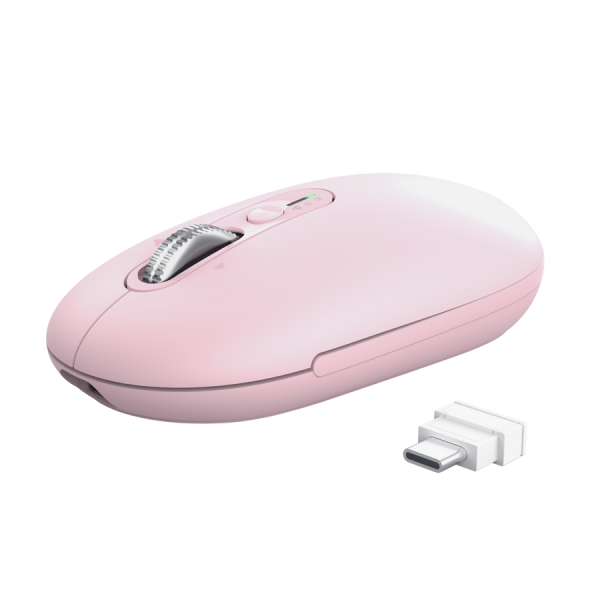 TRUST MOUSE WIRELESS HYPERSCROLL RICARICABILE MULTICONNECT WL 2,4GHZ + 2x BT ULTRASOTTILE SILENT - 3 [26206]