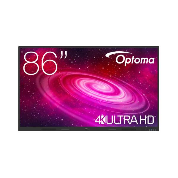 Optoma 1861RK lavagna interattiva 2,18 m (86") 3840 x 2160 Pixel Touch screen Nero HDMI [1651RK]