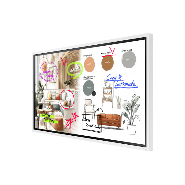 Samsung WM65FX lavagna interattiva 165,1 cm (65") 3840 x 2160 Pixel Touch screen Grigio, Bianco HDMI [LH65WMFWBGCXEN]