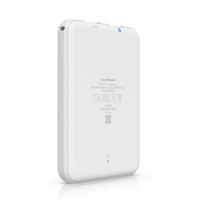 Ubiquiti - UTR - Un router da viaggio ultrasottile che estende istantaneamente la tua rete UniFi ovunque ti trovi, garantendo una connettività sicura anche in luoghi remoti senza interruzioni. [UTR]