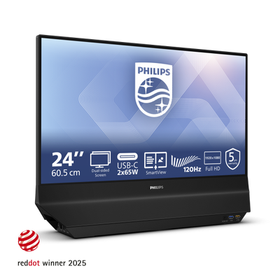 Philips 24B2D5300/00 Monitor PC 60,5 cm (23.8") 1920 x 1080 Pixel Full HD LCD Nero [24B2D5300/00]