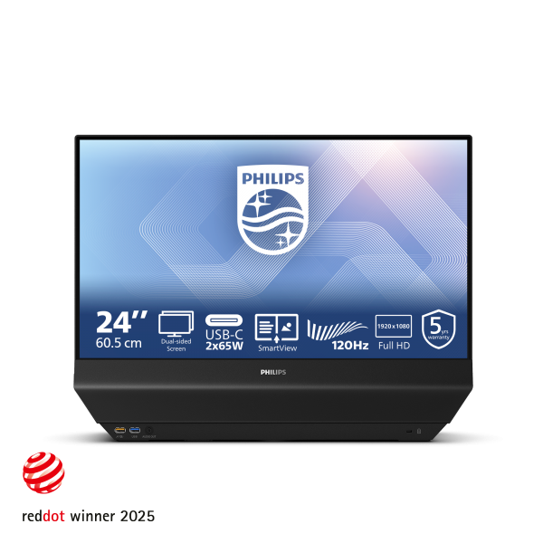 Philips 24B2D5300/00 Monitor PC 60,5 cm (23.8") 1920 x 1080 Pixel Full HD LCD Nero [24B2D5300/00]