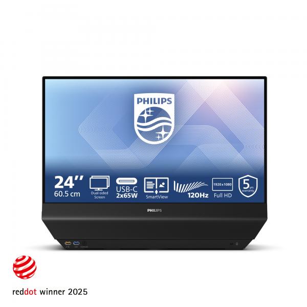 Philips 24B2D5300/00 Monitor PC 60,5 cm (23.8") 1920 x 1080 Pixel Full HD LCD Nero [24B2D5300/00]