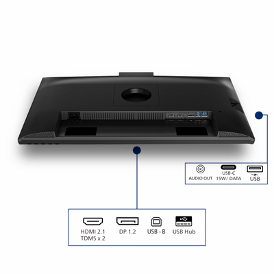 PHILIPS MONITOR 27 LED IPS QHD 16:9 4MS 350 CDM, PIVOT, USB-C, WEBCAM, DP/HDMI, MULTIMEDIALE [27B2N3500JH]