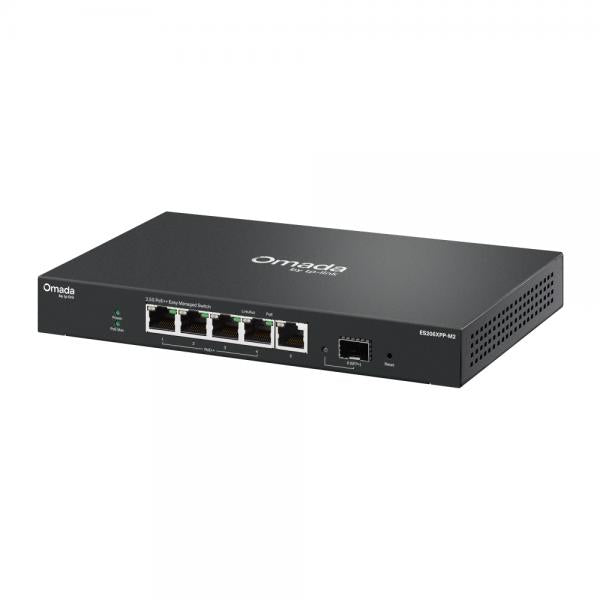 TP-Link ES206XPP-M2 switch di rete Gestito L2 2.5G Ethernet (100/1000/2500) Supporto Power over Ethernet (PoE) Montaggio da desktop/parete Nero [ES206XPP-M2]