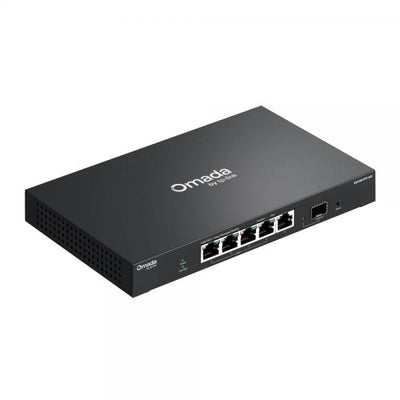 TP-Link ES206XPP-M2 switch di rete Gestito L2 2.5G Ethernet (100/1000/2500) Supporto Power over Ethernet (PoE) Montaggio da desktop/parete Nero [ES206XPP-M2]