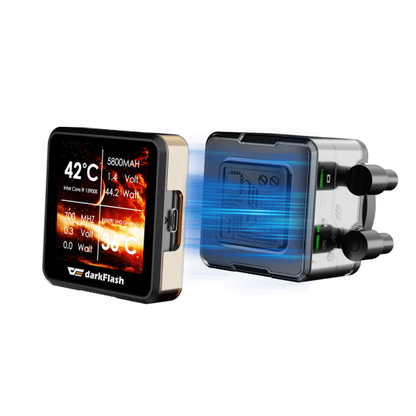 DARKFLASH DE360 AIO LIQUID CPU COOLER, 360MM RADIATOR, 3X120MM ARGB FANS, 2500 RPM PUMP [DF-DE360-BK-051]