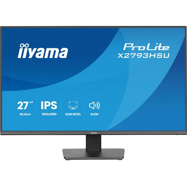 iiyama ProLite X2793HSU-B1 Monitor PC 68,6 cm (27") 1920 x 1080 Pixel Full HD LED Nero [X2793HSU-B1]
