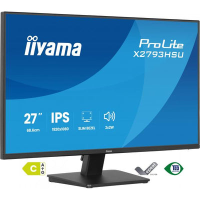 iiyama ProLite X2793HSU-B1 Monitor PC 68,6 cm (27") 1920 x 1080 Pixel Full HD LED Nero [X2793HSU-B1]