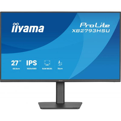 iiyama ProLite XB2793HSU-B1 Monitor PC 68,6 cm (27") 1920 x 1080 Pixel Full HD LED Nero [XB2793HSU-B1]
