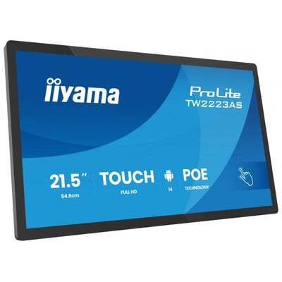 Iiyama ProLite 22 inch Full HD Touchscreen - 1920x1080 - 24/7 - Android [TW2223AS-B3P]