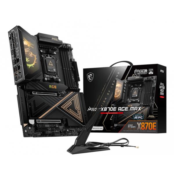 MSI MB MEG X870E ACE MAX,X870E,AM5,4DDR5,2PCI-Ex16,1PCI-Ex4,5M.2,4SATA3,2USB4,1USB3.2 Gen2x2,11U [MEG X870E ACE MAX]