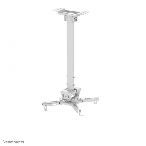 Neomounts CL25-540WH1 Supporto a soffitto beamer - alt. 60,5-90,5 cm - montaggio facile - mobilità completa [CL25-540WH1]