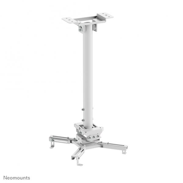 Neomounts CL25-540WH1 Supporto a soffitto beamer - alt. 60,5-90,5 cm - montaggio facile - mobilità completa [CL25-540WH1]